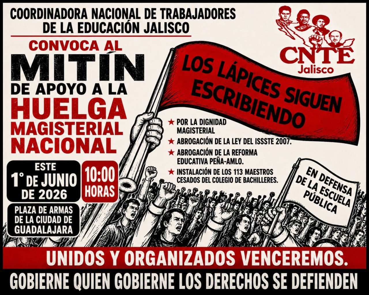 Imagen de La verdad es revolucionaria e ilumina el camino a la huelga nacional del magisterio