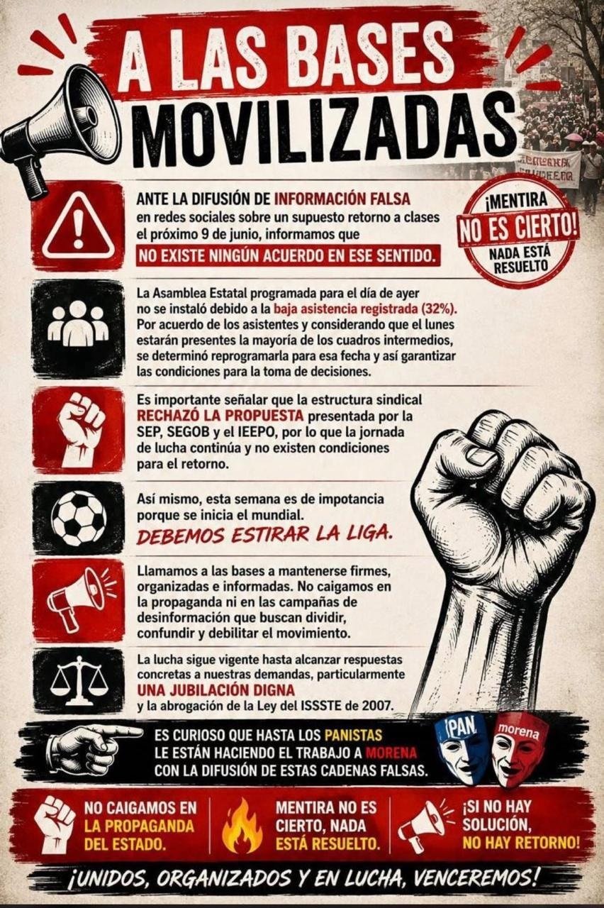 Imagen de ¿Qué es y por qué lucha la CNTE?